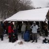 Krótki popas pod "chatką"
